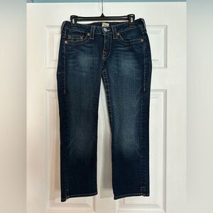 True Religion Women’s Kate Cropped Jean - Size 28
